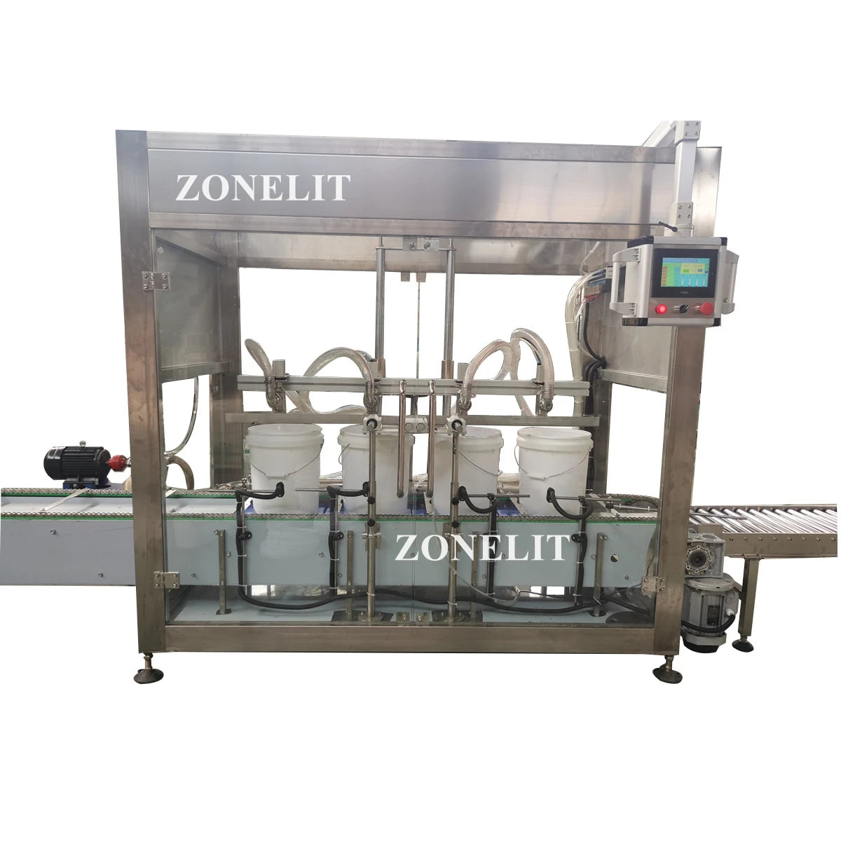 Automatic Lube Oil Paste Jerry Can Drum Cleaning Liquid Oil Bottle Liquid Filling Machines 5000ml