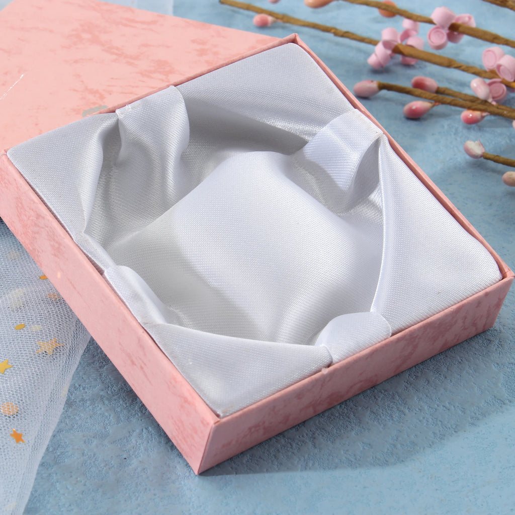 Square Rose Printed Jewelry Packaging Box Bracelet Necklace Storage Case Cardboard Gift Box Jewelry Organizer Case