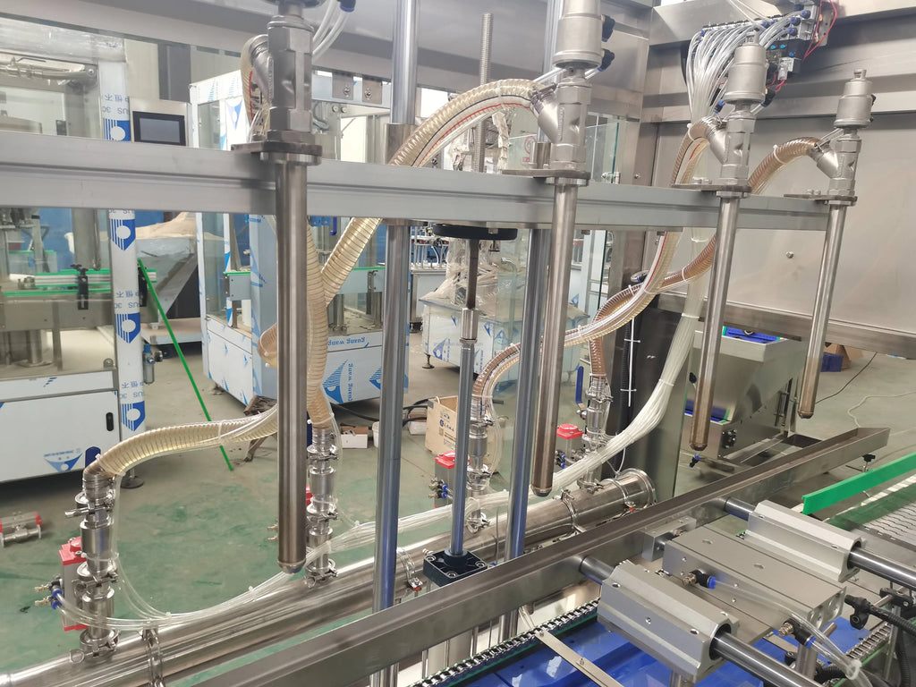 Automatic Lube Oil Paste Jerry Can Drum Cleaning Liquid Oil Bottle Liquid Filling Machines 5000ml