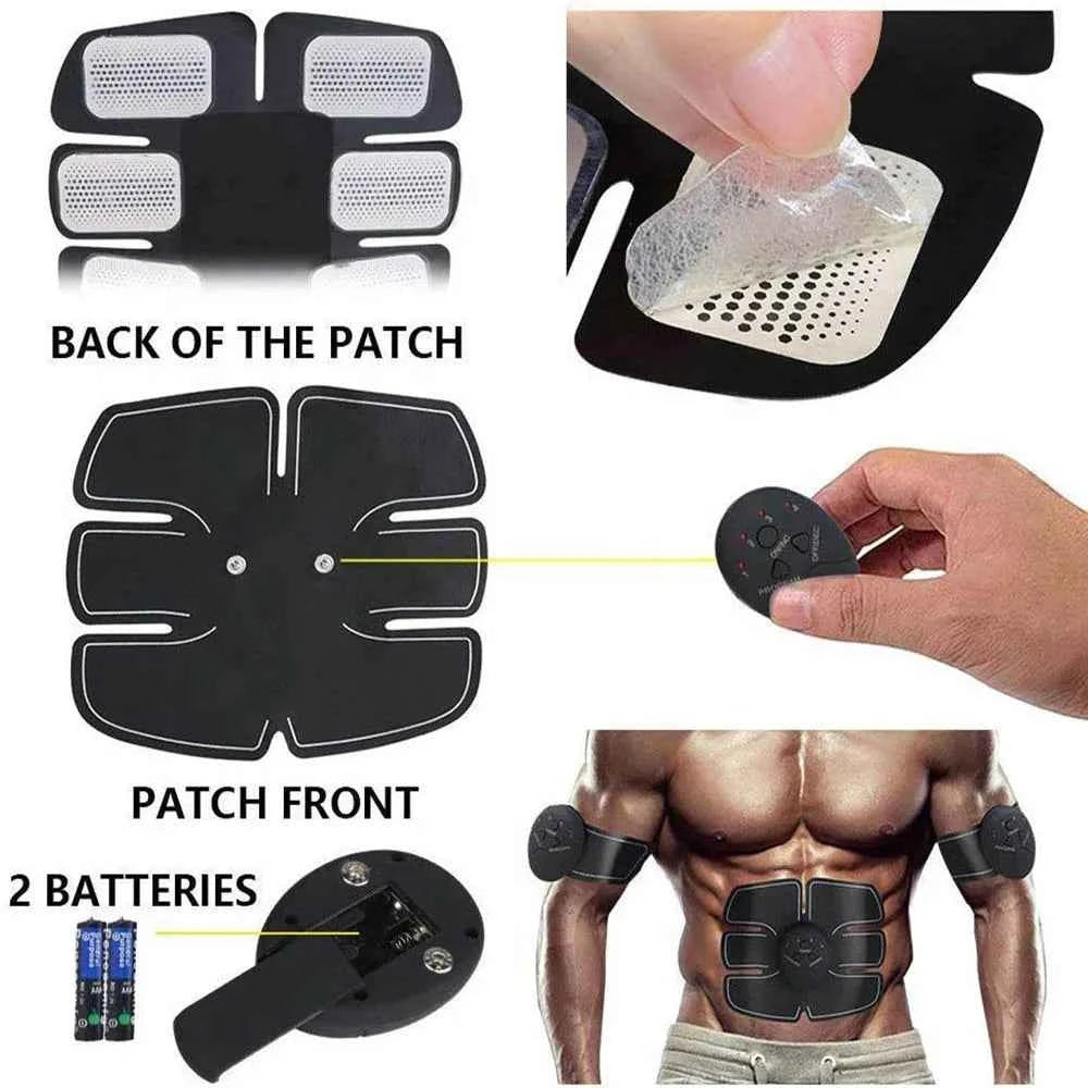 EMS Electric Abdominal Muscle Stimulator Hip Trainer Home Gym Slimming Muscle Toner Massager for Fitness And Body Shaping