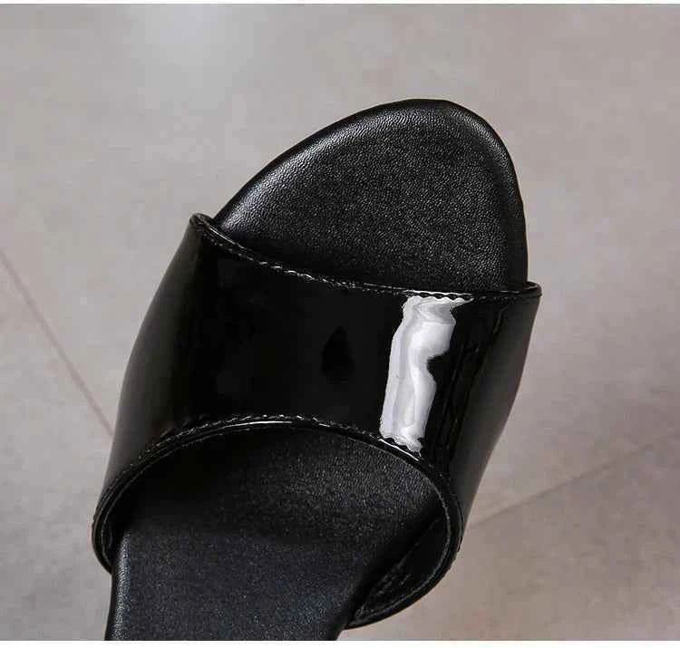 Sandals Women Shoes Big Size 43 Thin Heels Summer Candy Color Peep Toe High Heels Sexy Nightclub Party Slides Cross-Strap Shoes