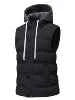 Men's Warm Winter Hooded Vest Padded Puffer Vest