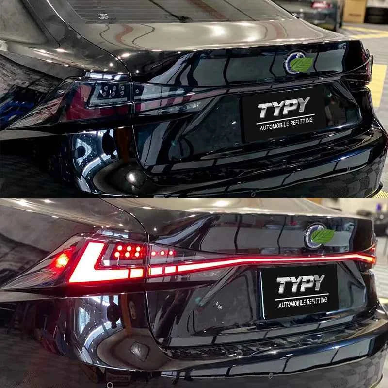 Car Taillights Accessories Modified LED Rear Lights Lamp DRL Signal Brake Reverse Lamp for Lexus IS250 2013-2022 IS300