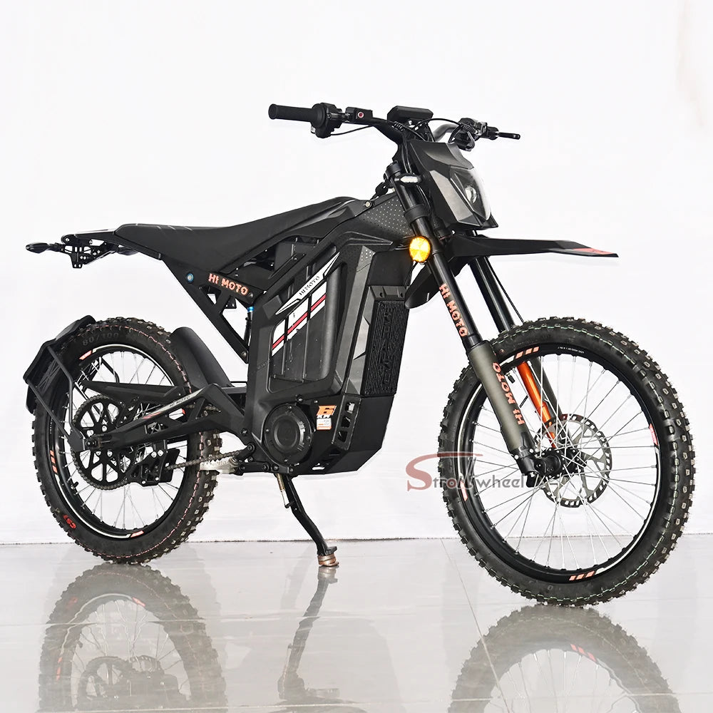 Germany Warehouse Mid-Drive 72V Long Range Off-Road Electric Motorcycles with All-Terrain Tires Off-Road Electric Motorcycle