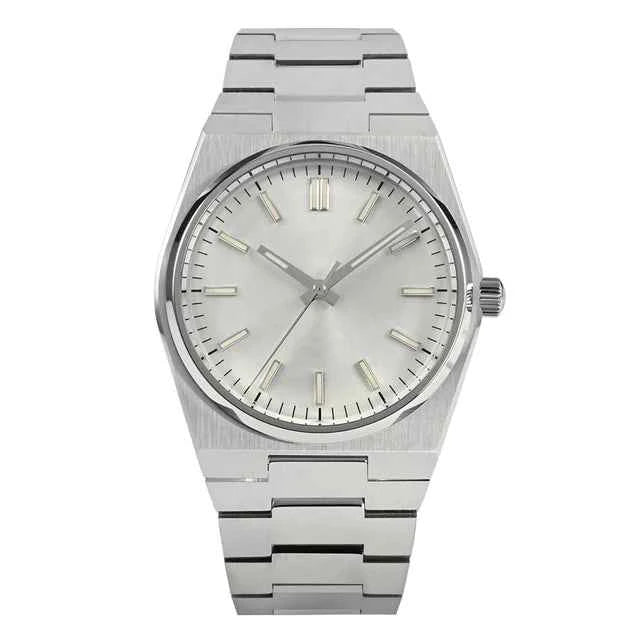 Men's Luxury Dress Watch - 40mm Classic Timepiece with Miyota 9015 Automatic Movement and Quick Release Stainless Steel Bracelet