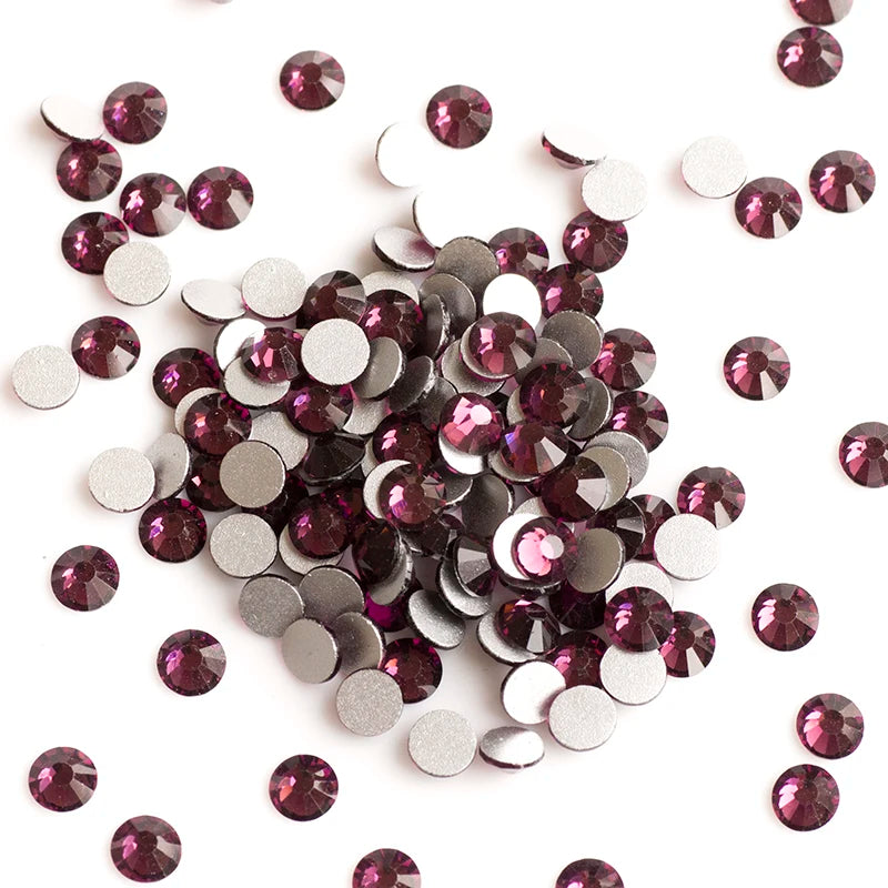 YANRUO 2058NOHF Flatback All Sizes Crystal Rhinestones Stones Nail Clothes for Needlework DIY Crafts Decor Gems