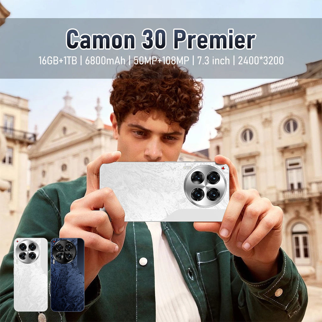 Camon 30 Pro 5G Phone 16GB RAM + 1TB Storage 6.8inch High Def 6800mAh Battery