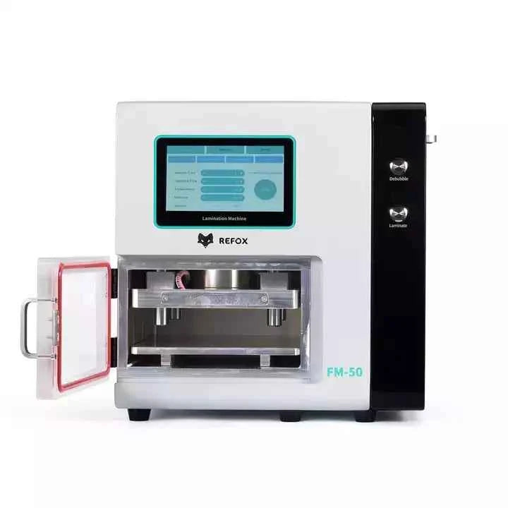REFOX FM-50 12.9 Inch OCA Laminator Debubbler With Bubble Removal for Phone Curved / Flat Tablet Screen Refurbish Repair Tools