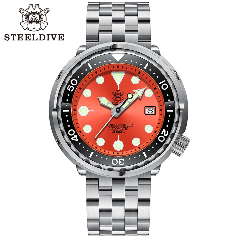 Blue Dial SD1975 Stainless Steel 30ATM Waterproof High Quality Japan NH35 Mechanical Ceramic Bezel Dver Watches for Men