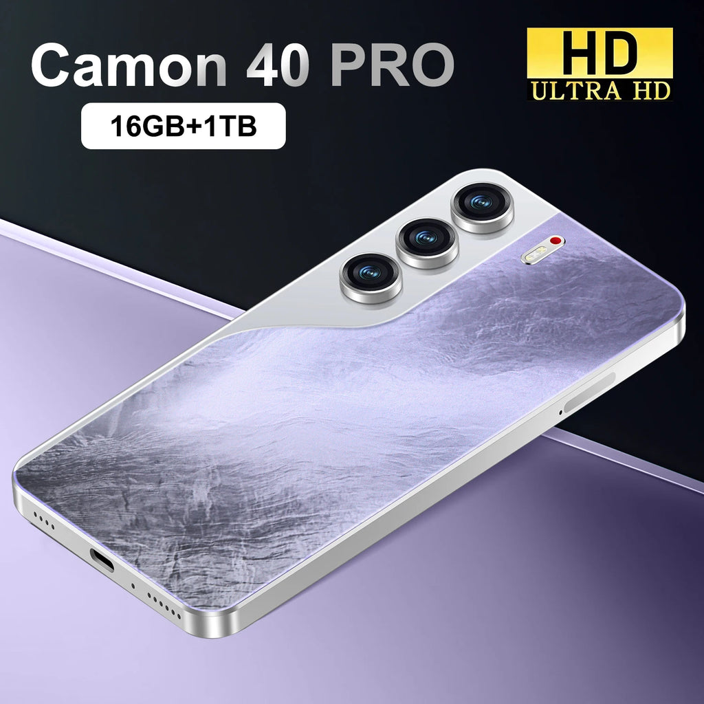 2025 Camon 40 Smartphone High Quality 5G 16GB 1TB Large HD Screen 108MP Rear Camera English Speaking Cellular (CDMA LTE)