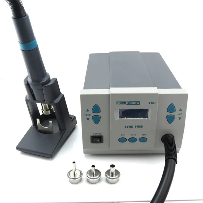 861DW 1000W High-Power Digital for Quick Hot Air Gun for Electronic Maintenance Welding Rework Station Mobile Phone Repairing