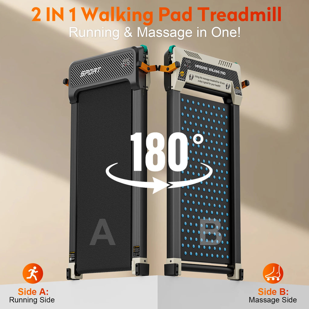EU Stock Foldable Electric Treadmill for Home Use New Design Under Desk Walking Pad with Manual Incline Dropshipping Cheap
