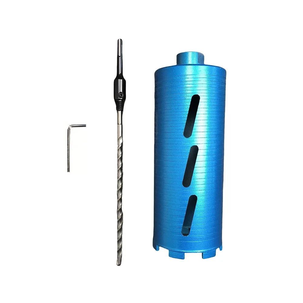Janelai 4-1/4 Inch Dry Core Drill Bit with Pilot Bit 5/8-11 Thread Dry Drilling Diamond  Tool for Hard Concrete Brick and Block