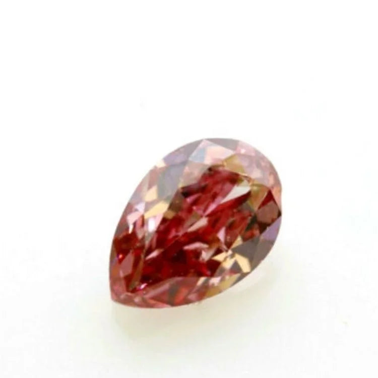 Fancy Design 1carat Fancy Intense Pink Diamond Pear Shape VS Lab Grown Diamond With IGI Certified