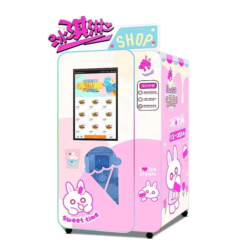 Manufacture Commercial Snack Machines Soft Ice Cream Vending Machine Ice Cream Machine
