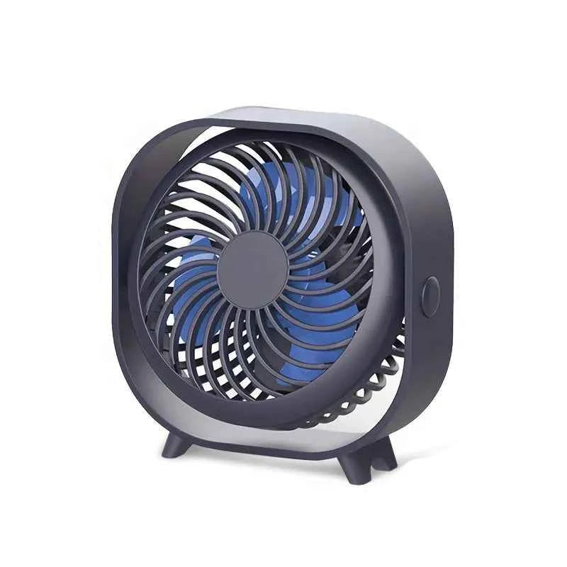 New Desktop Small Fan Rechargeable USA Stock Free Shipping Desktop Fan Portable Office Dormitory Home Sports Car Mini Fan