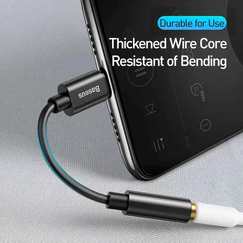 Baseus Type C to 3.5mm Aux Adapter Earphone USB C Cable Headphones Adapter 3.5 Jack Audio cable For Huawei P20 Xiaomi Mi 10