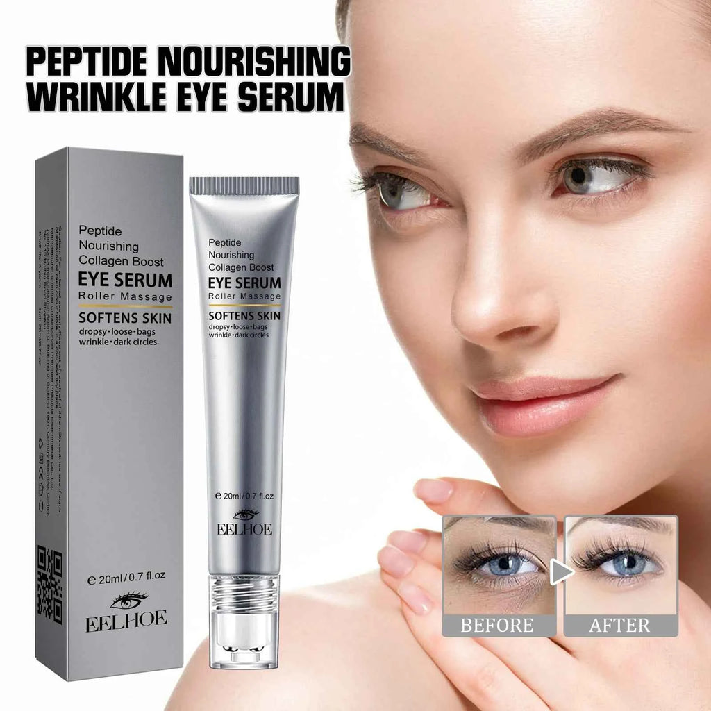 EELHOE Gentle Eye Essence Roll Moisturizing Eye Serum to Reduce Fine Lines and Dark Circles Eye Care Cream