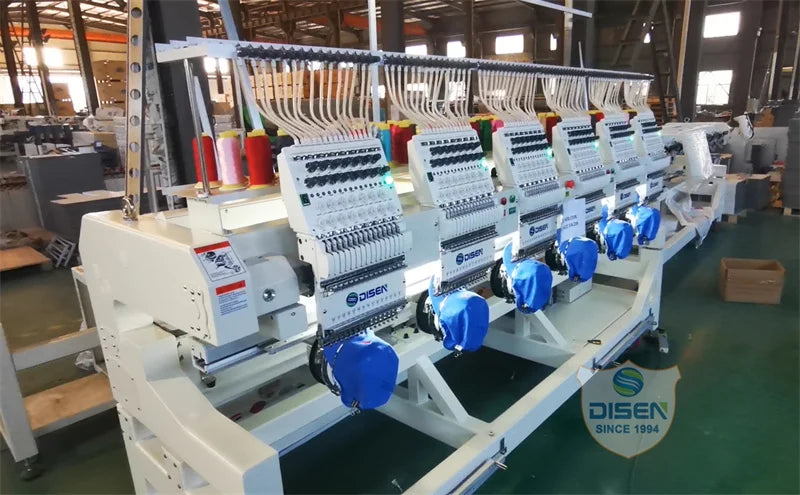 High Quality Rotating Hook Commercial Industrial Computerized 6head 15 Needles Flat Cap Hat 1506 Embroidery Machine 6 Heads