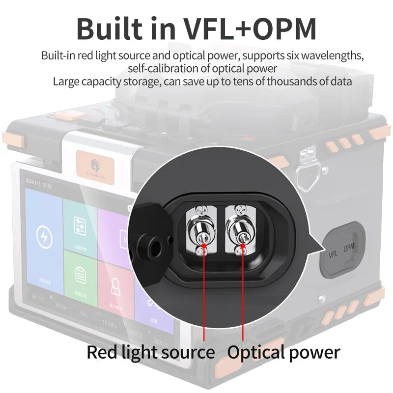 Hot Sale DSEE 6 Motor Fiber Core Alignment FTTH 6S Optical Fiber Fusion Splicer M5 with POE TCP GSM SDK Networks