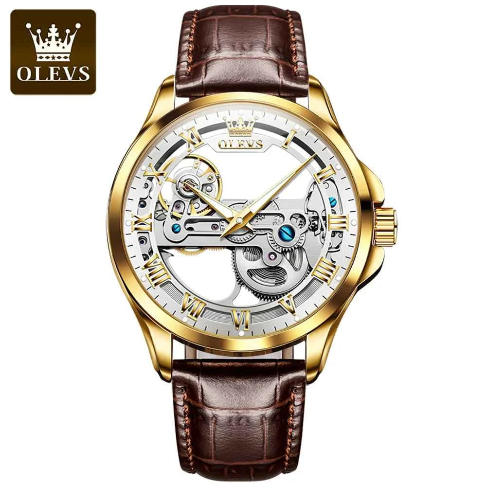 2024 OLEVS 6661 Men's Blue Waterproof Luxury Chronograph Watch - Quartz Relogio Masculino