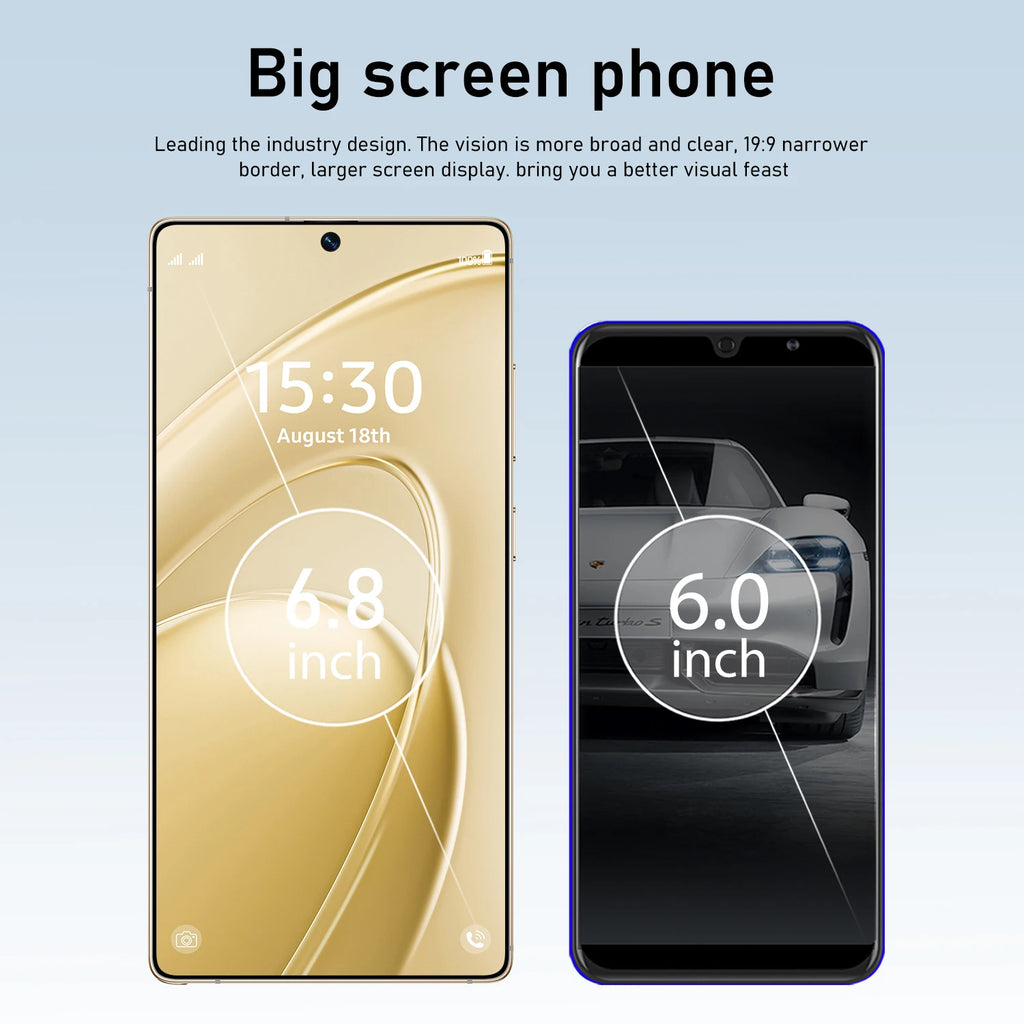 Hot Selling S25Ultra 16+1TB Qudad Core Android Phone with Face Recognition& HD Screen Cellphone Android 15 4g 5g Mobile Phones