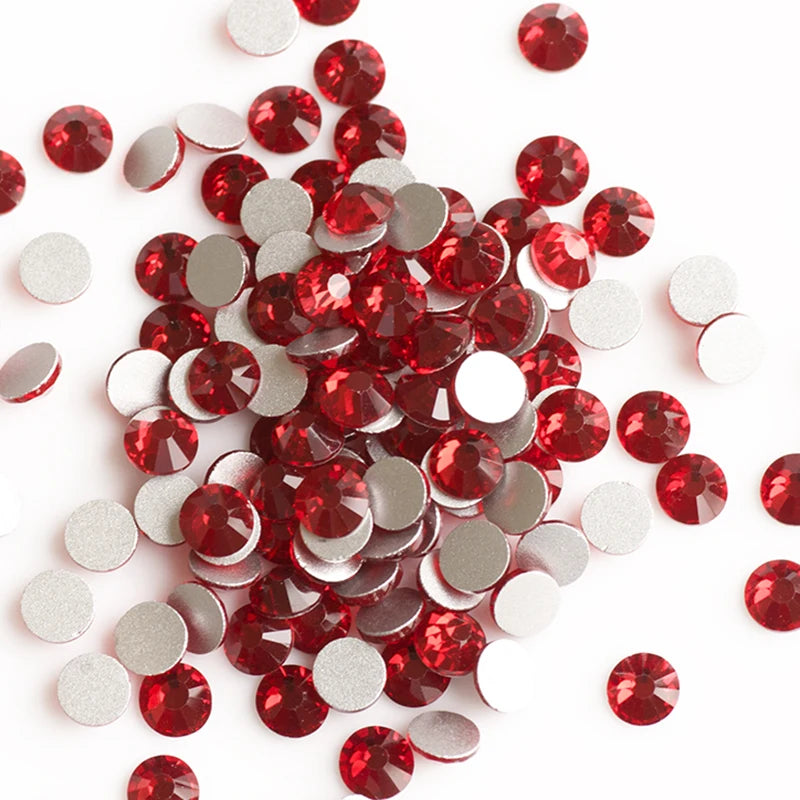 YANRUO 2058NOHF Flatback All Sizes Crystal Rhinestones Stones Nail Clothes for Needlework DIY Crafts Decor Gems