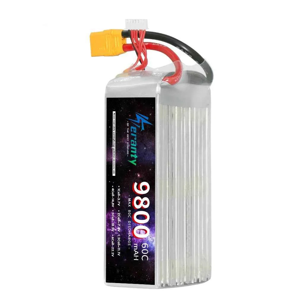 22.2V 6S Lipo Battery 1800mAh 2700mAh 3300mAh 4600mAh 5600mAh 6500mAh 7800mAh 8800mAh 9800mAh for Car FPV Drone Quadcopter Boat