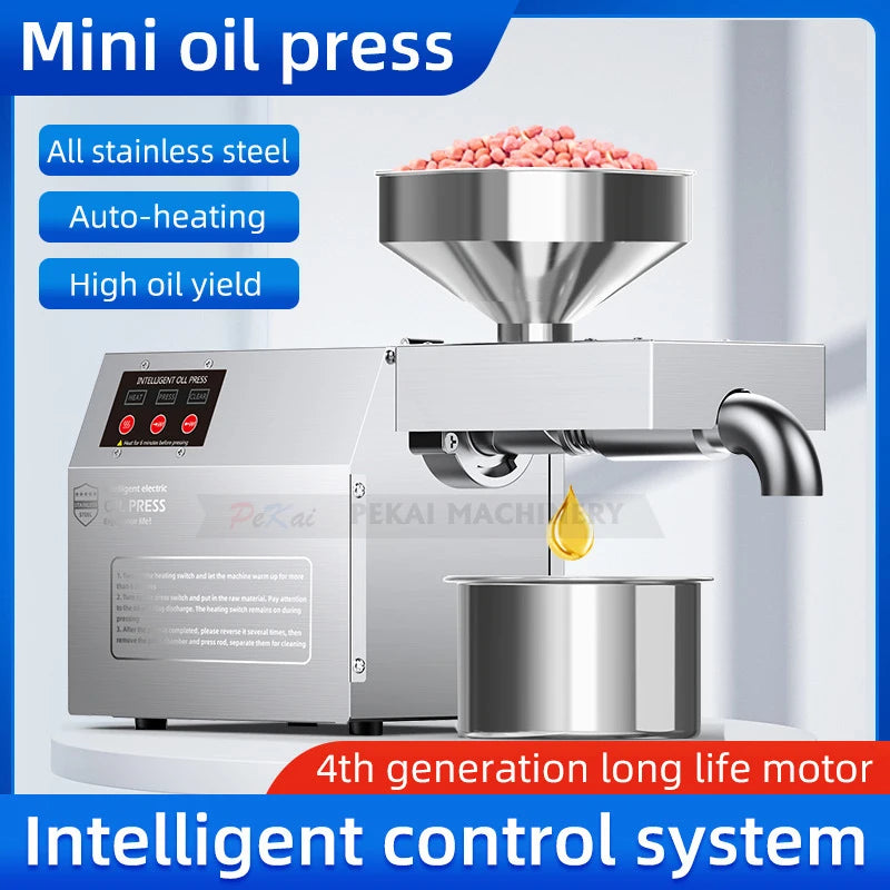 B01 Fully Automatic Household Peanut Oil Press Machine Extractor