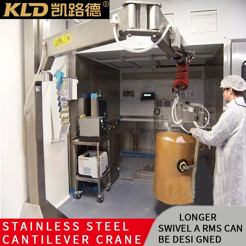 Stainless Steel Cantilever Lifting 1 Ton Electric Rotary Lifting Cantilever Lifting Column Single-arm Crane