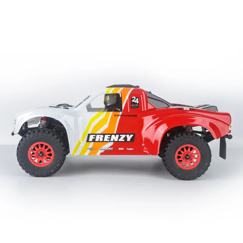 70KM/H HOSHI N517B Frenzy 1/12 Brushless Full Scale 4WD High Speed Rc Car 4x4 Off-road Truck Remote Control Toys 2XBattery