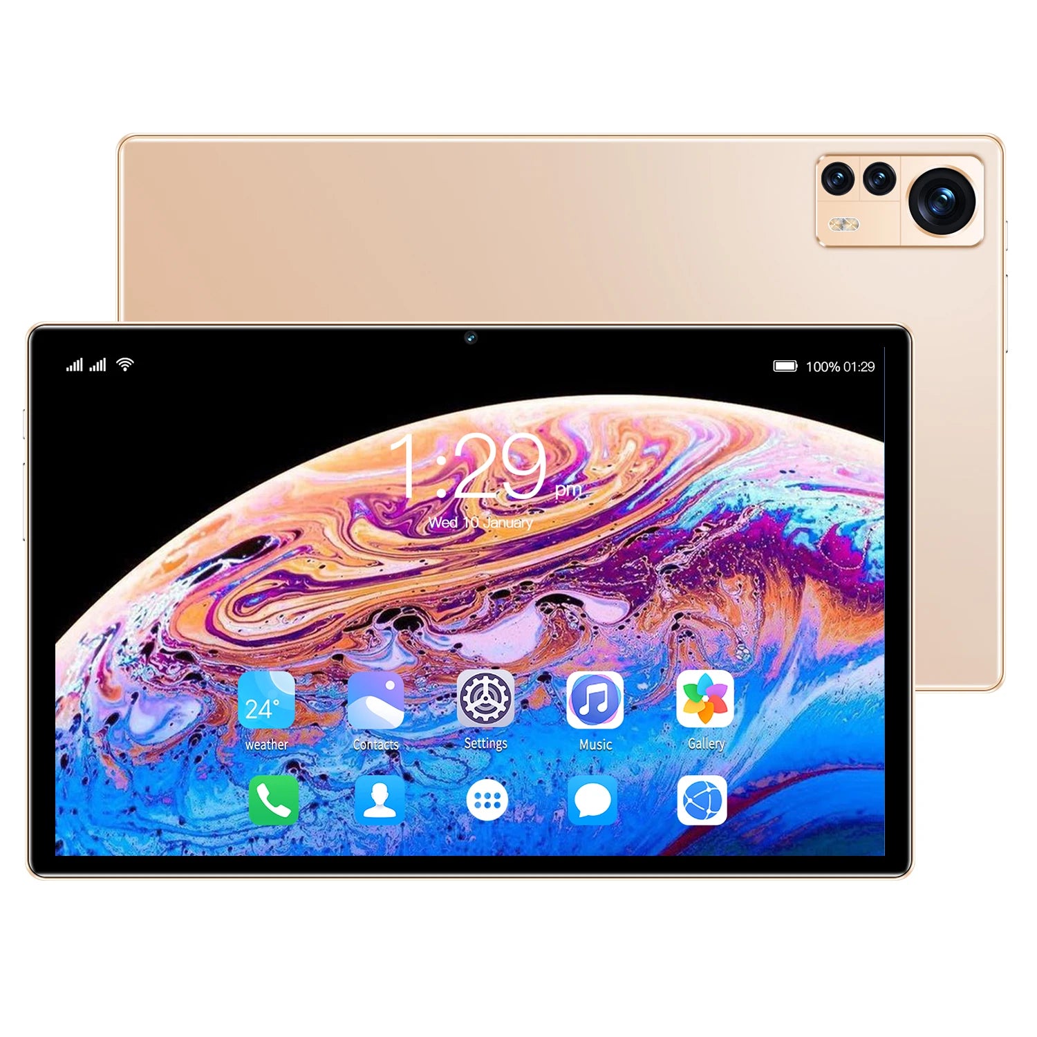 Cheap Price FHD 10 Inch Android 12  RAM 4GB ROM 128GB Educational Tablet PC