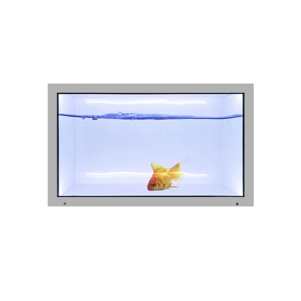 VISIGN Hot-pick UHD 3d Box Hologram Effect Multi Sizes 8 Inch to 98 Inch Capacitive Touch LCD Transparent Box with AI Software