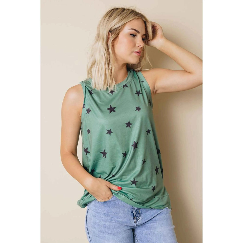 TD Women's Sam Star Print Tank Top