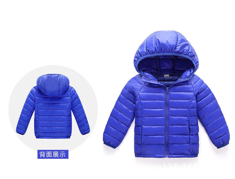 2-12 Years Autumn Winter Kids Down Jackets For Girls Children Clothes Warm Down Coats For Boys Toddler Girls Outerwear Clothes