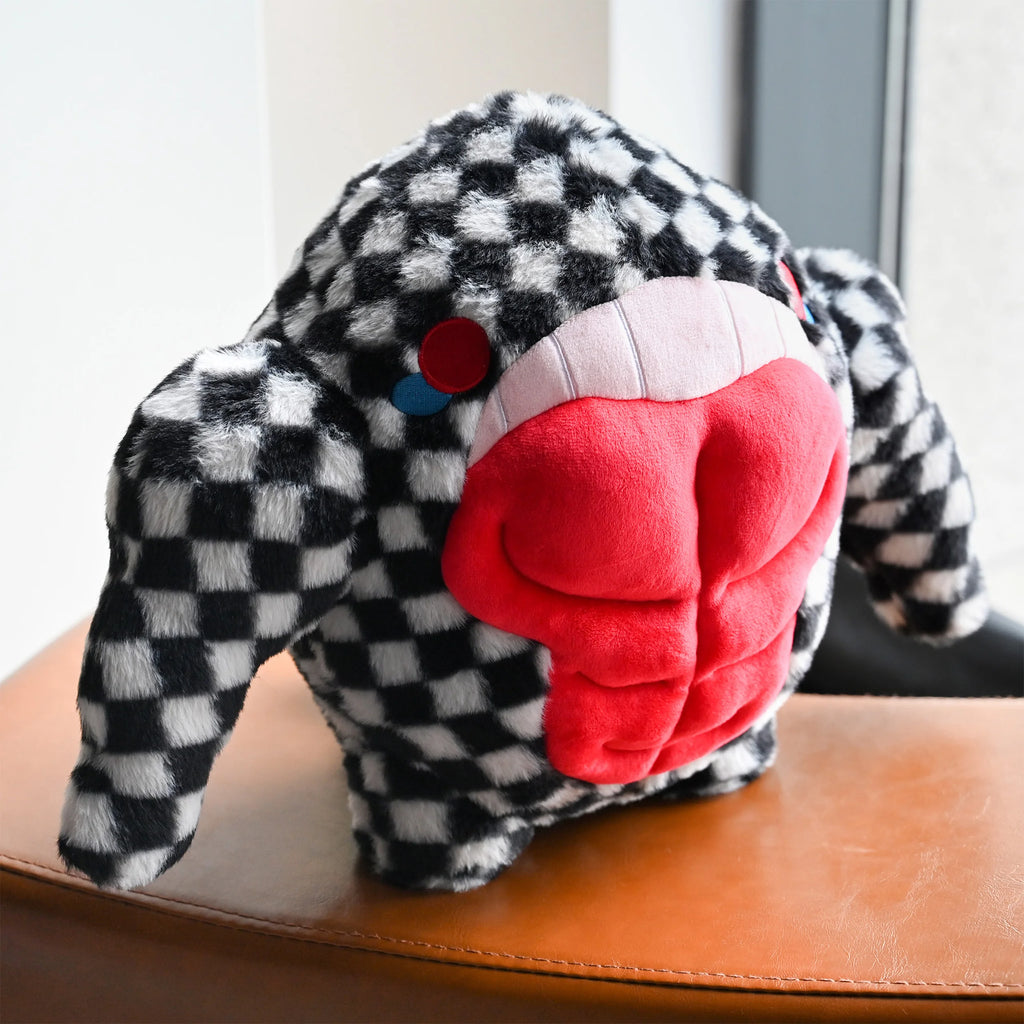 17 Inch Standing Muscular Whale Stuffed Animal with Luxury Gift Box for Adults High Density Firm Muscle Plush Toy