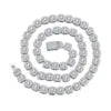 Wholesale Hip Hop 925 Sterling Silver VVS D Color Moissanite Diamond Jewelry Iced Out Tennis Chain Bracelet Necklace for Men