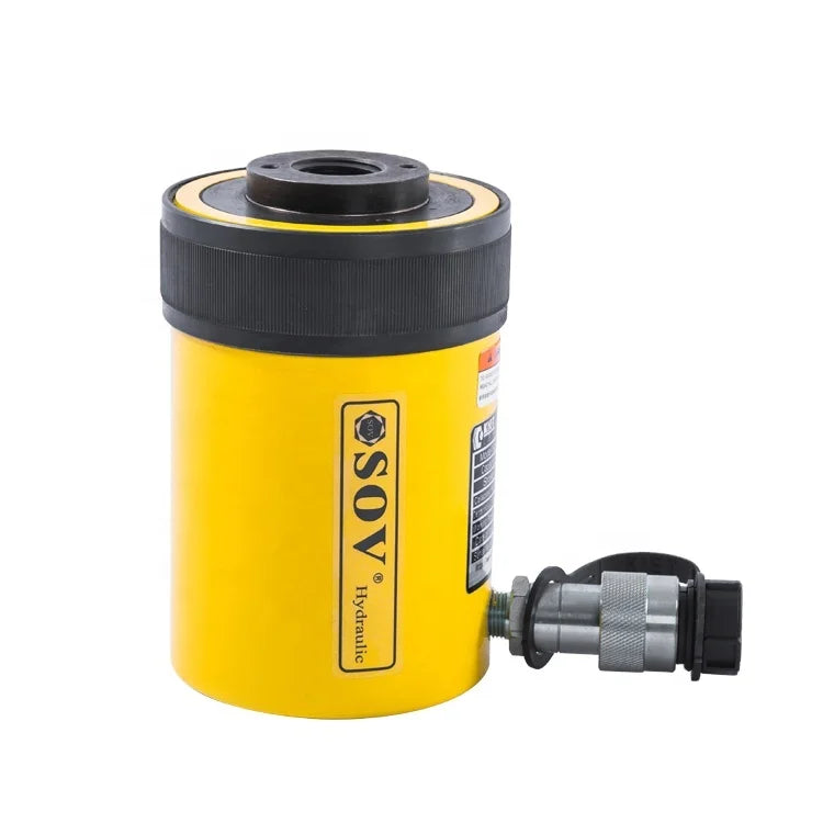 ENERPAC RCH-306 Single Acting Hollow Plunger Hydraulic Cylinder 30 Ton Alloy Steel 700 Bar