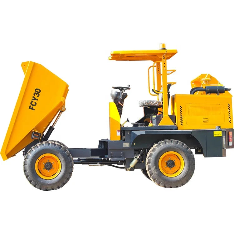 Free Shipping CE Certified 3 Tons Front Loader Tractor Backhoe Loader Mini Wheel Dumper 4x4 Wheel Drive Short Turning Radius All