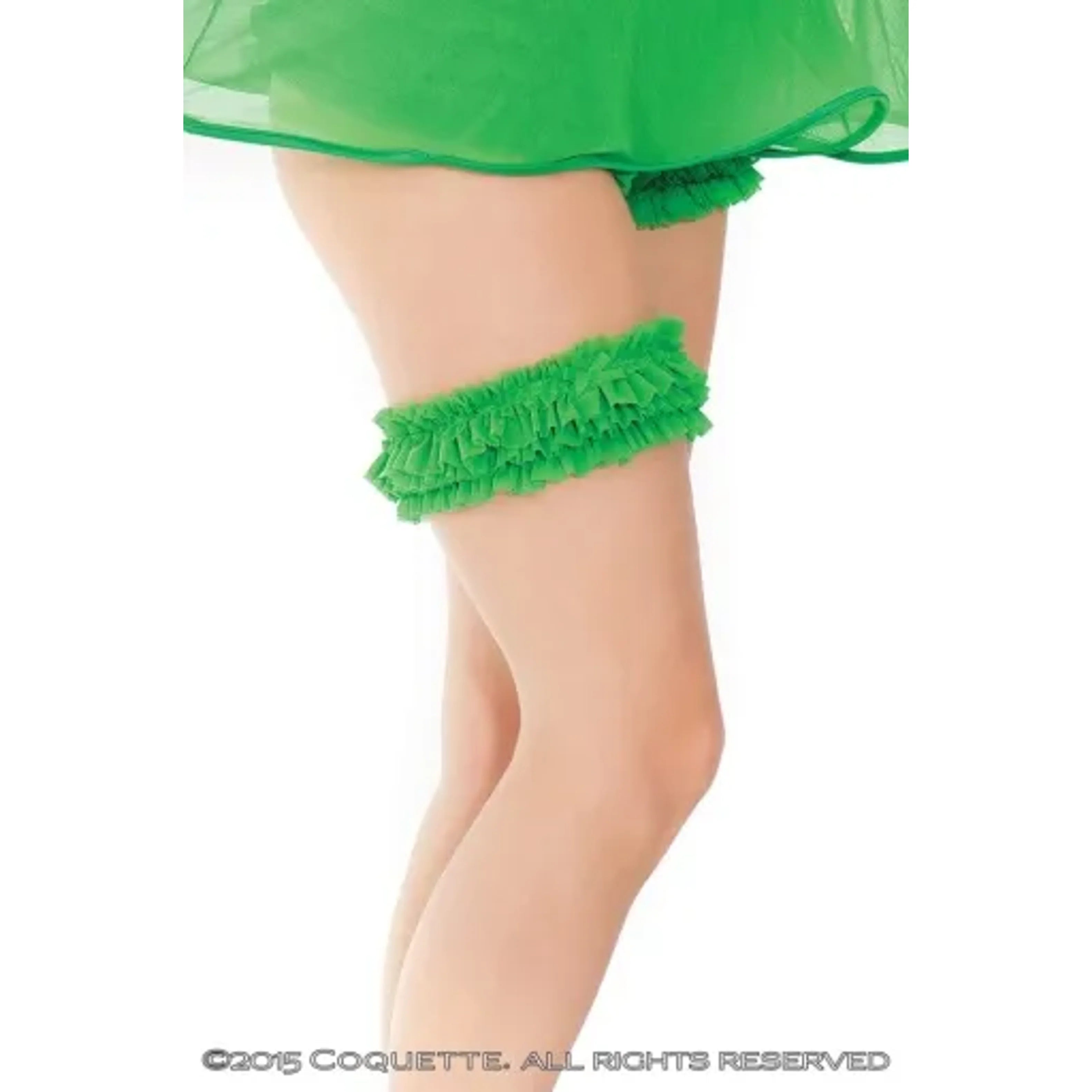 TD Coquette Leg Garter PU Leather and Lace Material Decorative Leg Harness and Belt