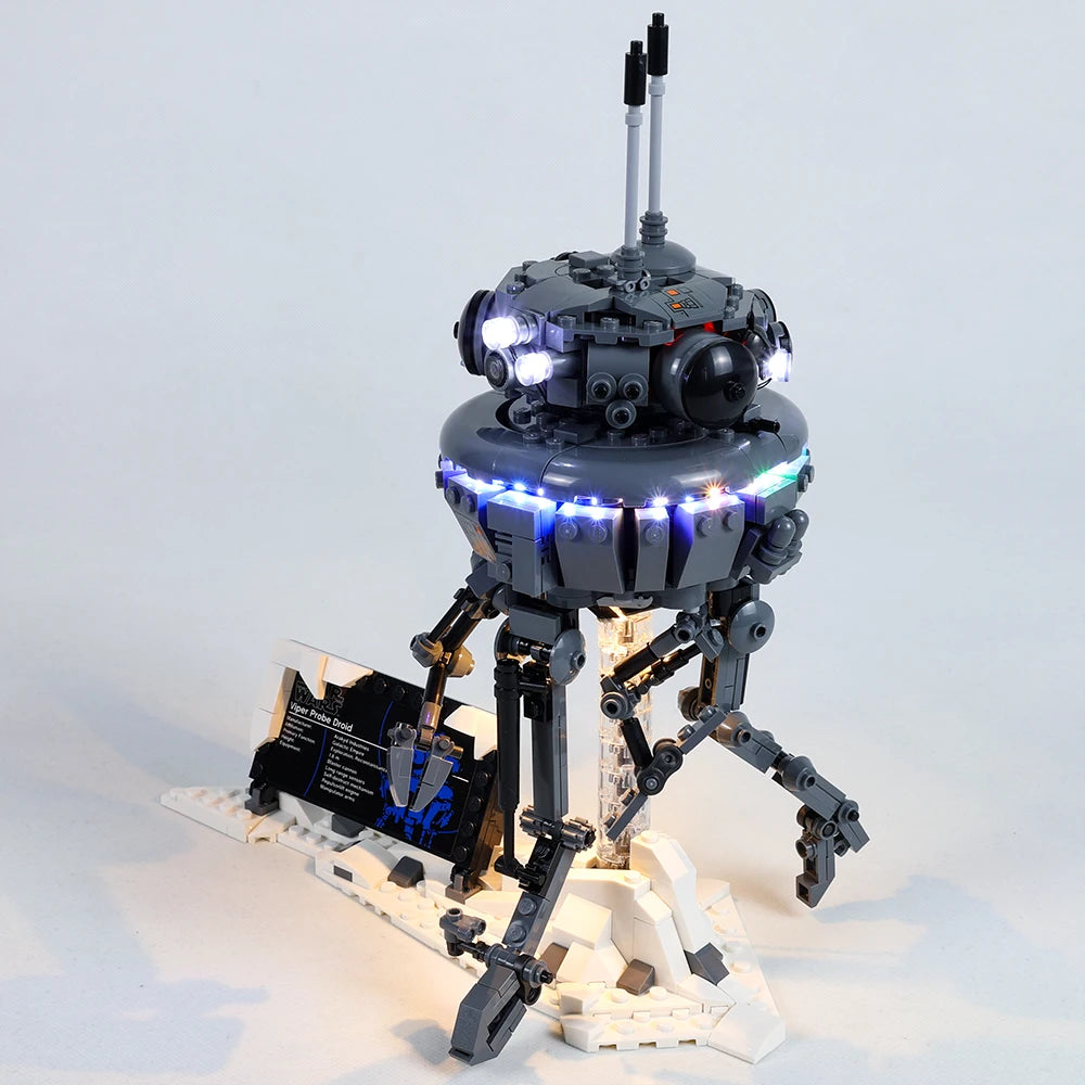 EASYLITE Led Light Set For 75306 Wars Imperial Probe Droid Collectible DIY Toys Blocks Only Bricks Lighting Kit No Model