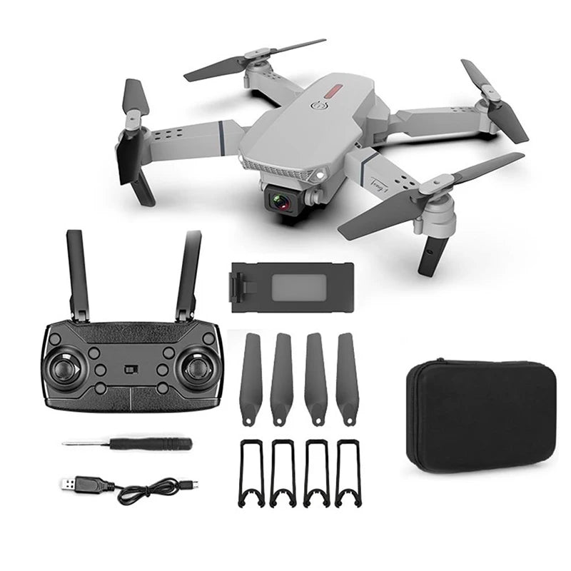Pro RC Drones E88 4K Camera Foldable Quadcopter with Remote Control Versus Drones E99 E58 E88 E525 E88 Pro Drone