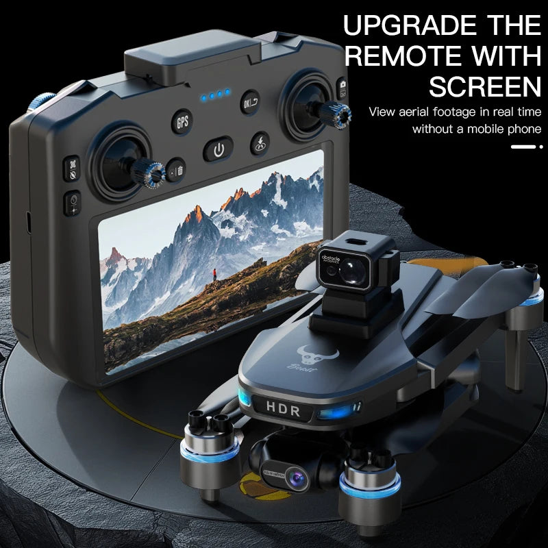 New SG109 MAX2 RC Drone 8K Camera Remote Control with Screen 3000M Distance GPS Quadcopter for Adults Gifts