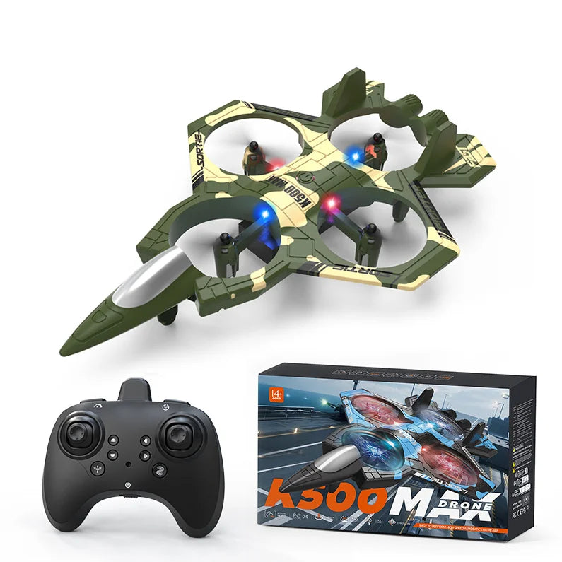 K500 Max Drones Four Channel Suspended Quadcopter Unmanned Aerial Vehicle Fixed Altitude Rolling Stunt Foldable Beginner
