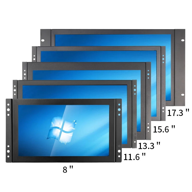 Outdoor High Brightness 1000nits 8 10.1 11.6 15.6 15 1719 21.5 Inch Industrial Touchscreen Monitor VESA Panel Mount LCD Display