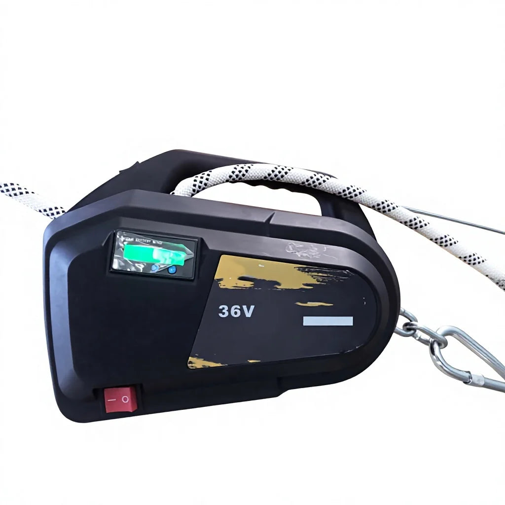 New 200kg Portable Electric Rope Climbing Hoist Third Generation Design Durable High Strength Chemical Resistant Dynamic