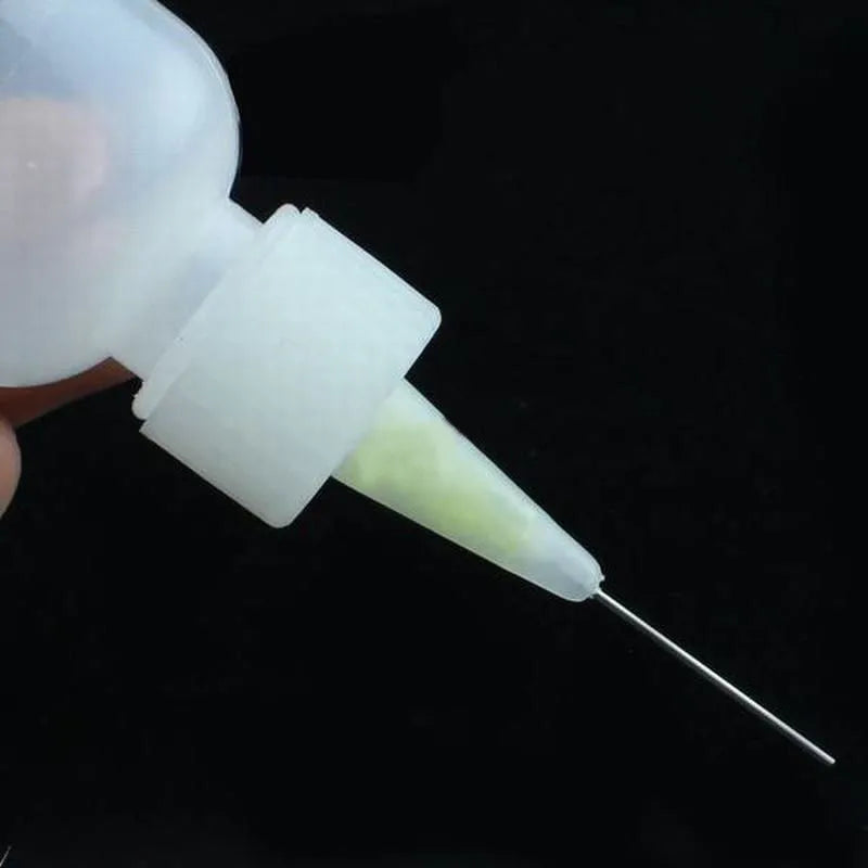 50ml Needle Tip Plastic Rosin Bottle Cleaning Liquid Flux Alcohol Oil Dispenser Plastic Hand Bottle Cleaner DIY Repair