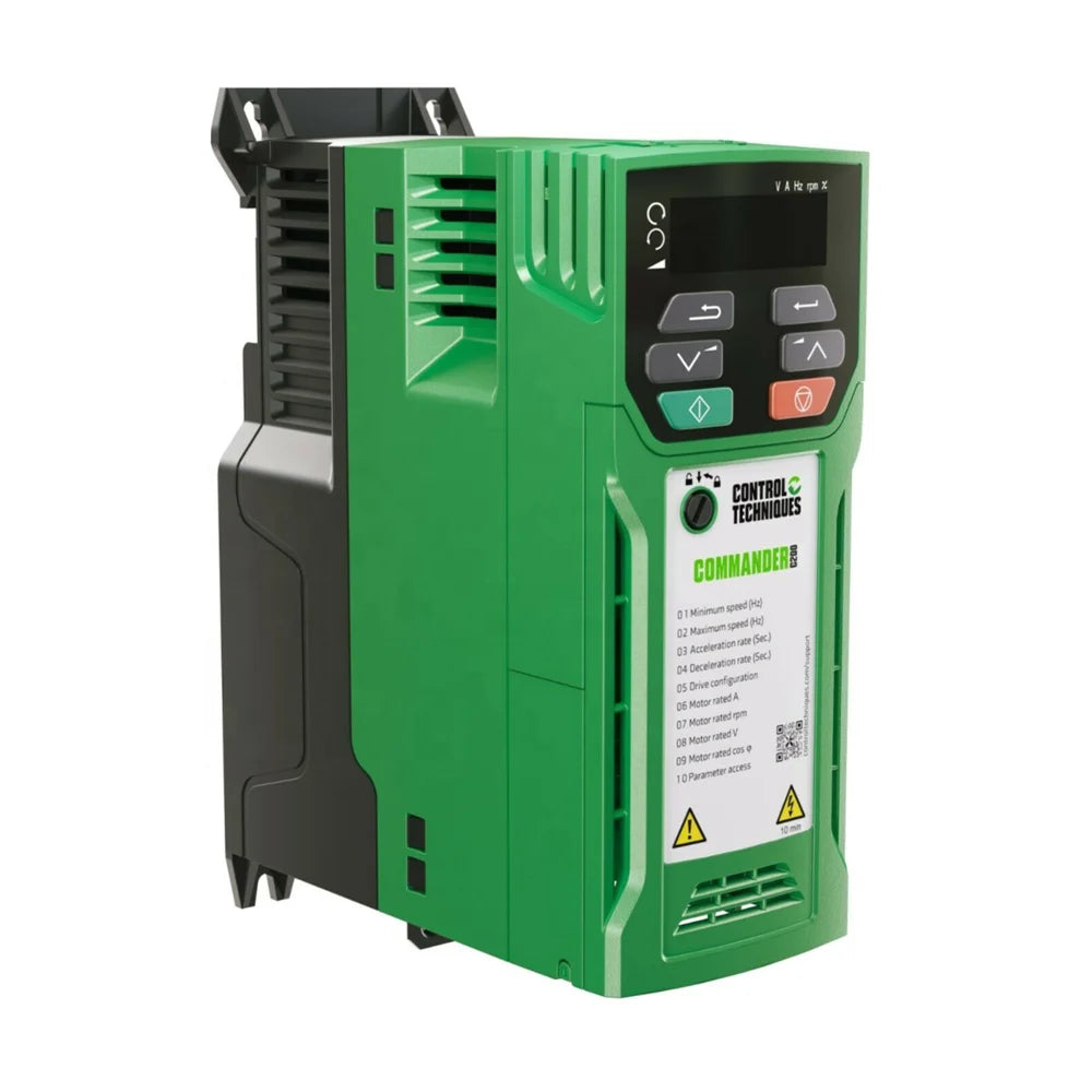 Nidec Drive Commander C200 Ac Drive 1PH 220V 0.75KW Control Techniques VFD VSD C200-01200042A Inverter Variable Frequency Drive