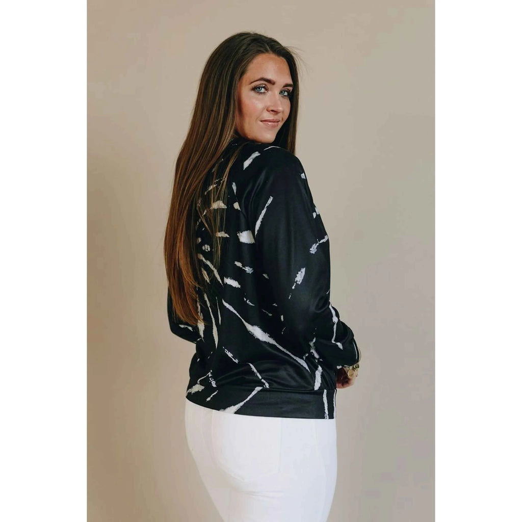 TD Casual Tie Dye Top in Hint of Color