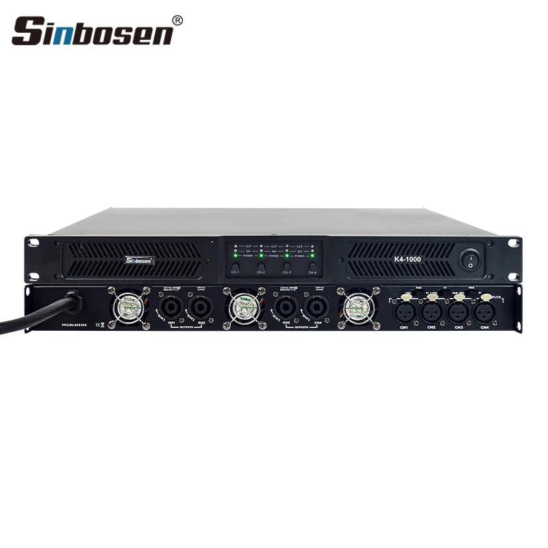 Amplificador De Audio Profecional Clase d 1000W 4 Canales Amplificador De Sonido Profesional Technical